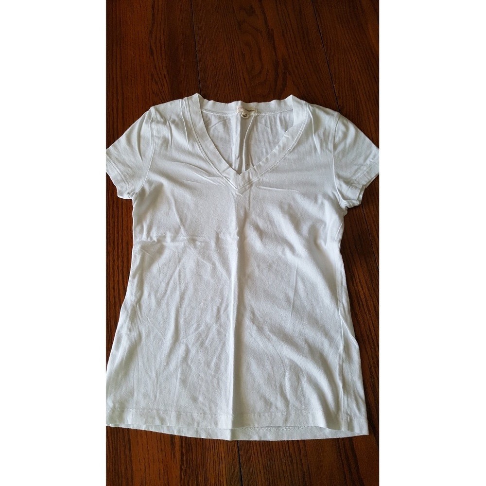Plain white tee